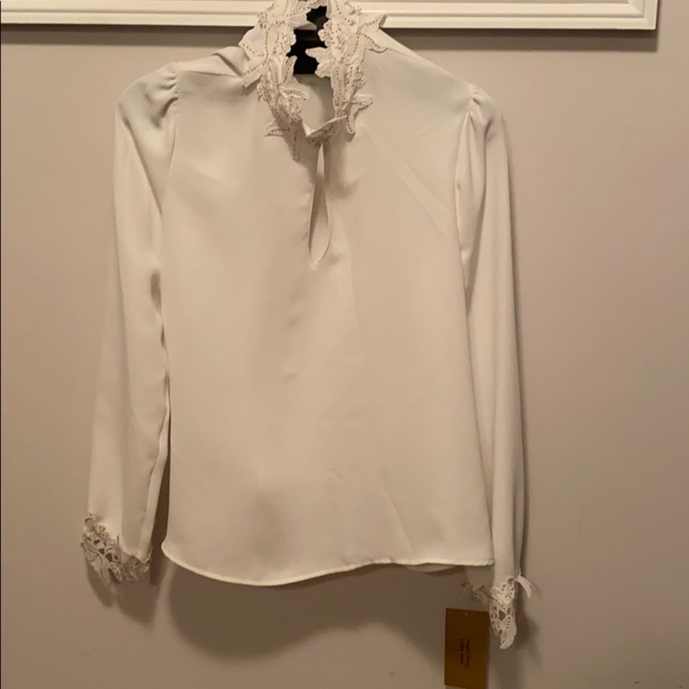 Zara White Blouse